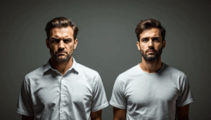 The image contrasts the terms "addict" and "addicted," highlighting the complexities of substance use disorders. It visually represents the struggles of individuals facing drug addiction, including the physical dependence, adverse consequences, and the need for treatment to achieve long-term recovery.