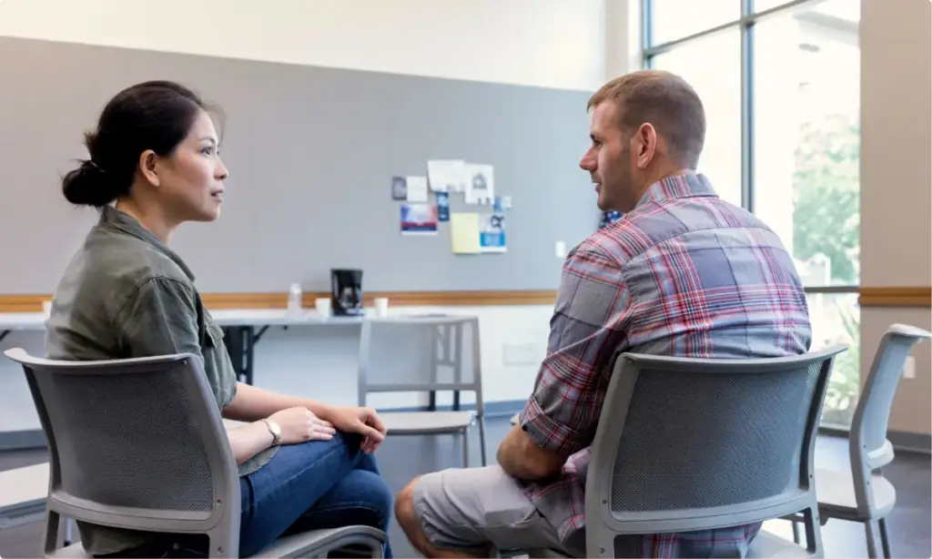 One-on-one counseling for methamphetamine addiction treatment and recovery support.